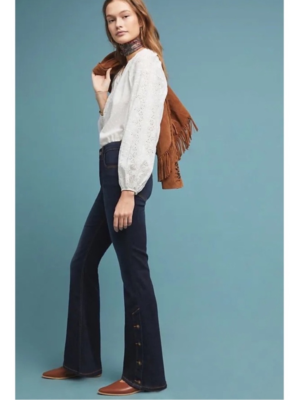 Anthropologie Pilcro High-Rise Bootcut Jeans